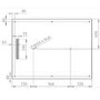 1200x900mm Rectangular Shower Tray – Slimline 30mm – Stone Resin – Anti-Slip – White – Coast