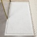 1400x800mm Rectangular Anti-Slip 30mm Slimline White Stone Resin Shower Tray – Coast