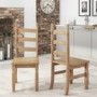 Corona Mexican Solid Pine Extendable Dining Table Set with 6 Dining Chairs