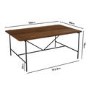 Walnut Dining Table with 8 Wine Velvet Dining Chairs - Cooper