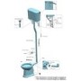 Taylor & Moore Traditional High Level Toilet with Soft Close Seat