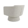 Light Grey Boucle Swivel Accent Chair - Cairo