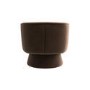 Brown Velvet Swivel Accent Chair - Cairo