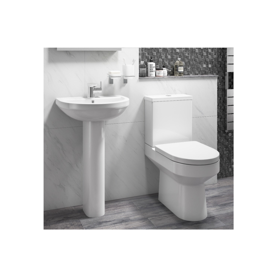 Arc Close Coupled Toilet & Seat