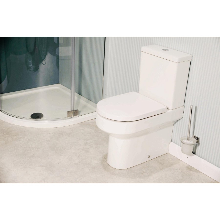 Arc Back To Wall  Close Coupled Toilet - Without Seat