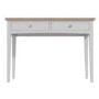 Darley Two Tone Console Table in Solid Oak and Light Grey