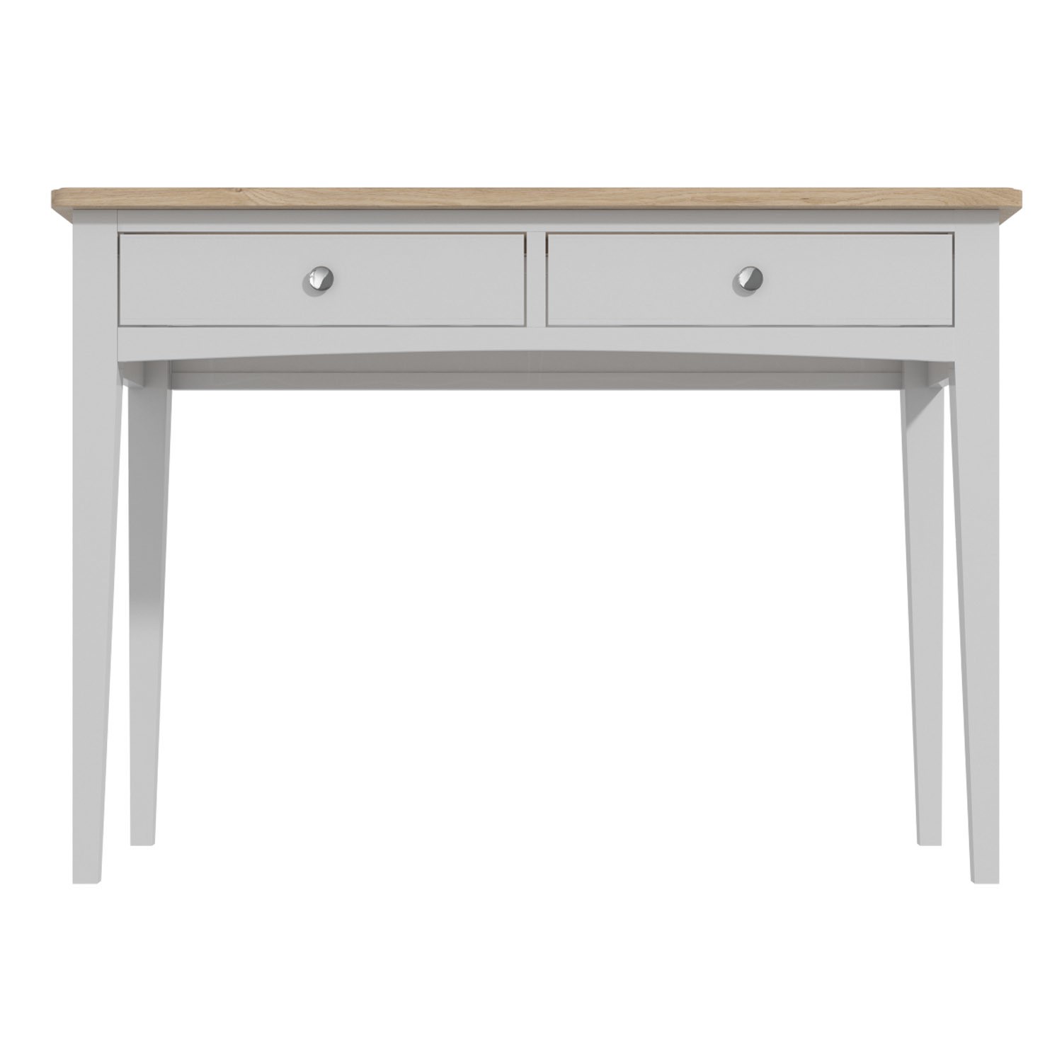 light grey console table