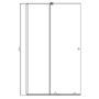 Black 1400mm Sliding Shower Door with Wall Support Bar 8mm Glass - Denver