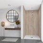 Brown Brittany Oak Elite Wall Panel 2420mm h x 600mm w - Mermaid