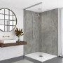 Grey Scafell Slate Elite Wall Panel 2420mm h x 600mm w - Mermaid
