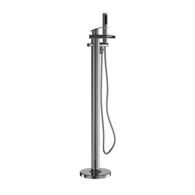 Chrome Freestanding Bath Shower Mixer Tap - Elina