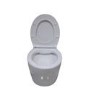 Wall Hung Toilet with Soft Close Toilet Seat, Gunmetal Flush Plate, 1168mm Frame & Cistern - Alcor 