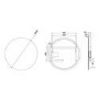 Round Backlit Wall Mirror with Battery Operated Lights 60cm- Elio