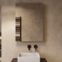 Rectangular Backlit Bathroom Mirror with Battery Operated Lights 500 x 700mm - Elio
