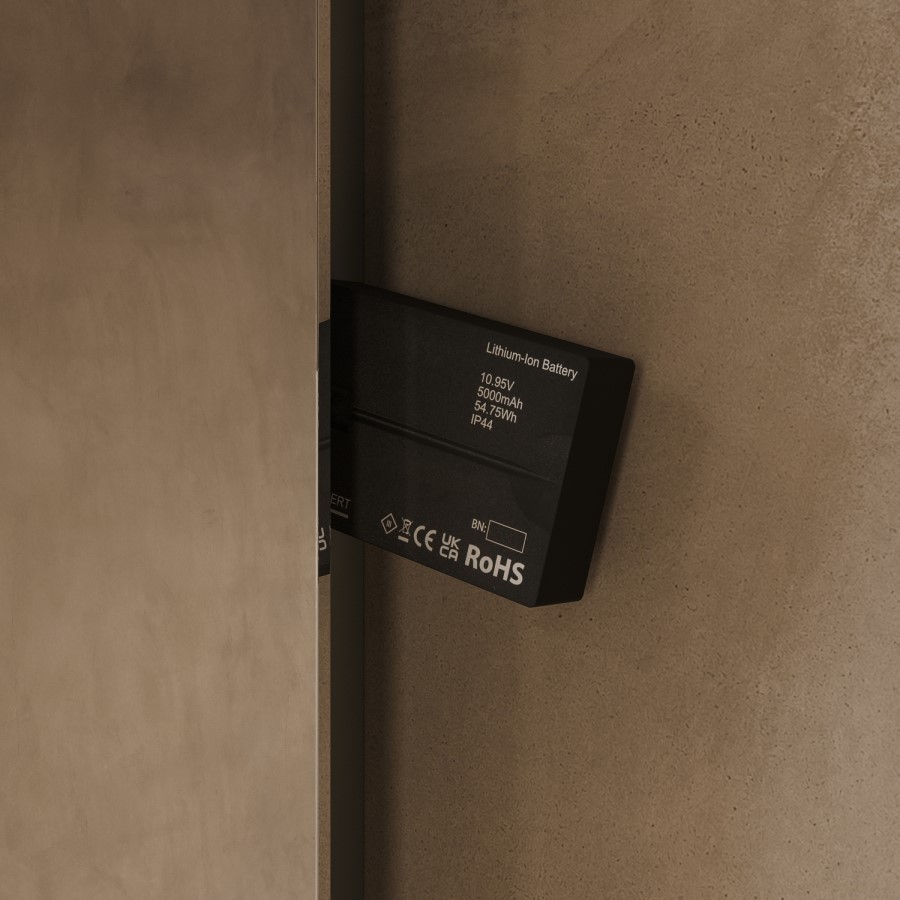 Rectangular Backlit Bathroom Mirror with Battery Operated Lights 500 x 700mm - Elio