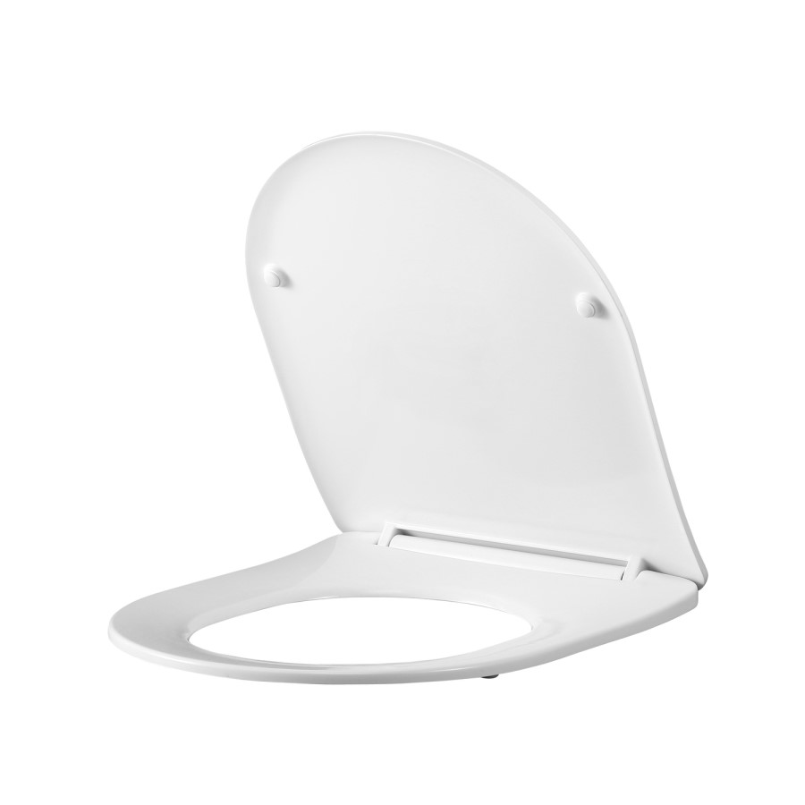Wall Hung Toilet with Soft Close Seat, Gunmetal Pneumatic Flush Plate, 820mm Frame & Cistern - Roma