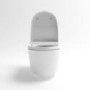 Wall Hung Smart Bidet Toilet with Gunmetal Flush Plate & 820mm Frame & Cistern - Purificare