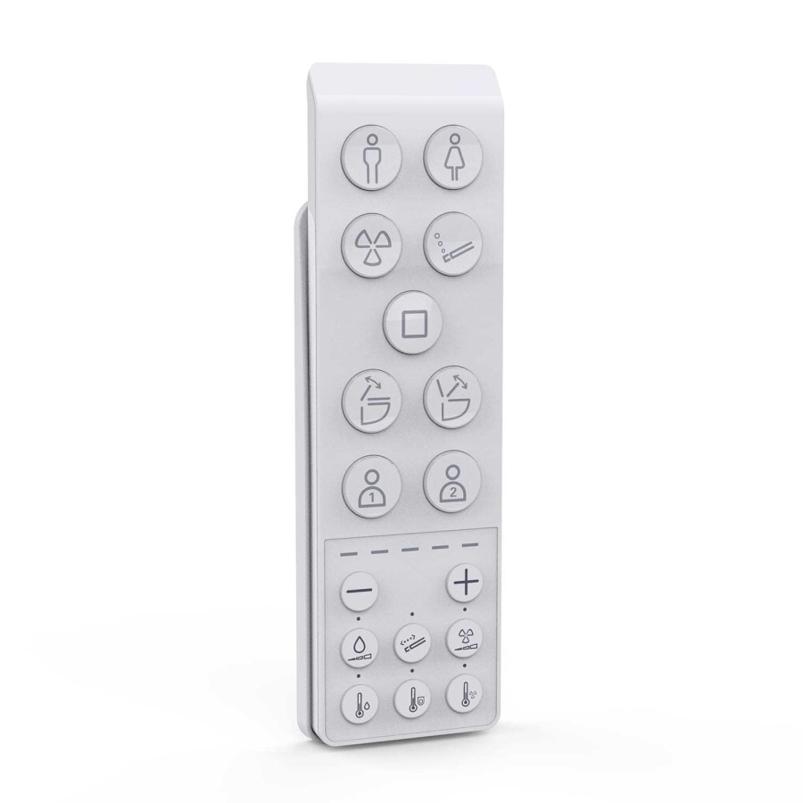 Wall Hung Smart Bidet Toilet with Heated Seat & Gunmtal Pneumatic Flush Plate, 1168mm Frame & Cistern - Purificare