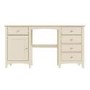 GRADE A1 -  Emery 5 Drawer 1 Door Dressing Table in Cream/Ivory
