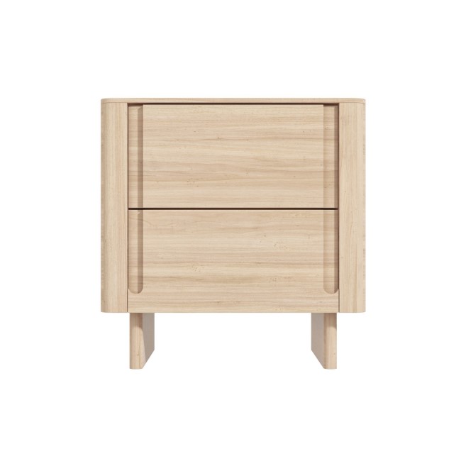 Light Wood Pair of Bedside Tables - Emile Sustainable Furniture