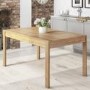 Emerson Solid Pine Rectangle Dining Table with 2 Chairs & 1 Bench