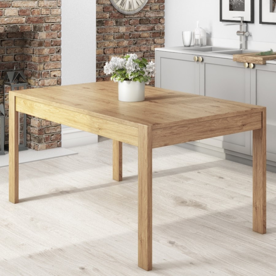 Emerson Solid Pine Rectangle Dining Table with 2 Chairs & 1 Bench