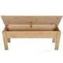 Emerson Solid Pine Rectangle Dining Table with 2 Chairs & 1 Bench