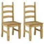 Emerson Solid Pine Rectangle Dining Table with 2 Benches & 2 Dining Chairs