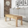 Solid Pine Dining Set with 2 Benches & 2 Chairs - Emerson