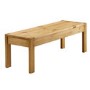 Solid Pine Dining Table with 2 Matching Dining Benches- Seats 4 - Emerson