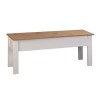 Emerson Grey &amp; Pine Dining Table with 2 Chairs &amp; 1 Bench