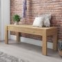 Emerson Solid Pine Rustic Wooden Hallway Bench