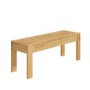 Large Solid Pine Hallway Bench - Seats 2 - Emerson