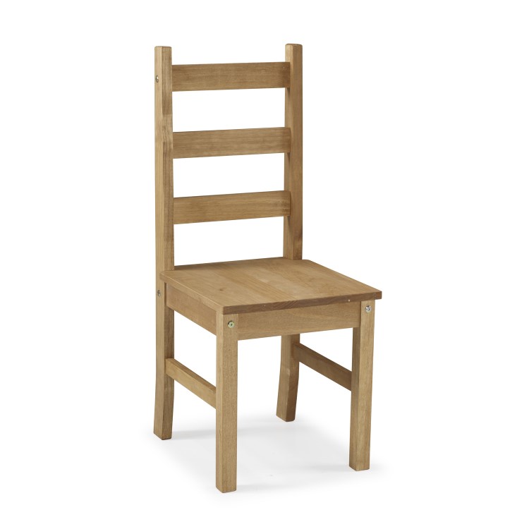 Set of 4 Solid Pine Dining Chairs - Emerson