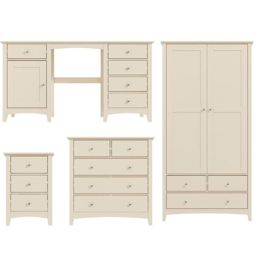 Farley Cream 4 Piece Bedroom Set