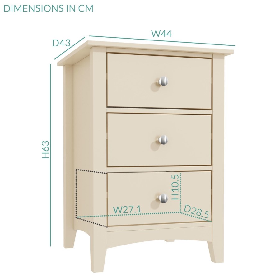 Farley Cream 4 Piece Bedroom Set