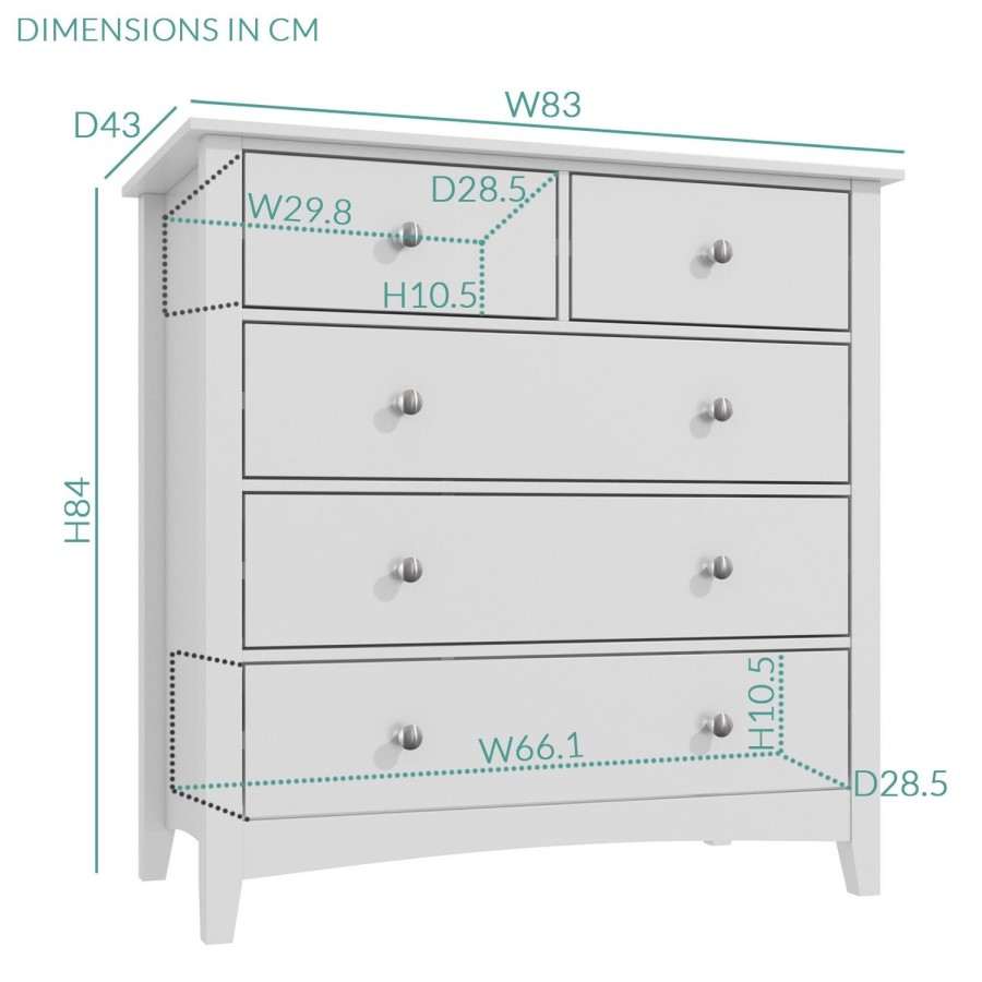 Fenton Light Grey Bedroom Set Includes Bedside Chest + Wardrobe