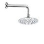 Bristan Stainless Steel Slimline 200mm Round Fixed Head and Wall Arm 
