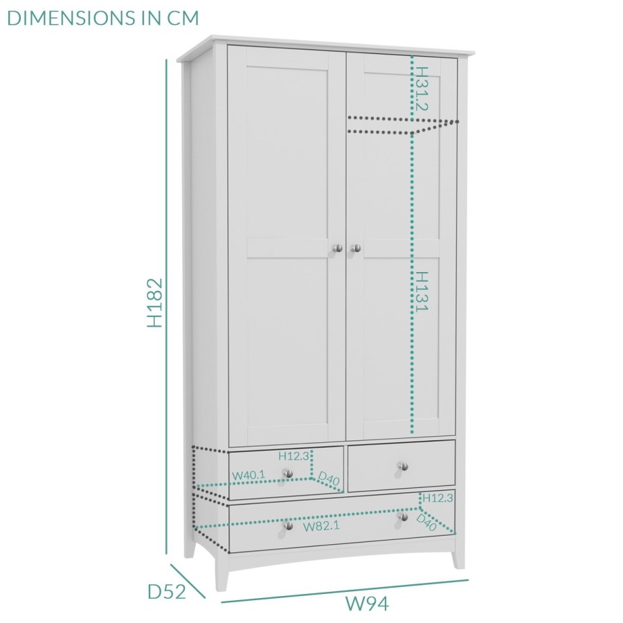 Grey 4 Piece Bedroom Furniture Set - Finch