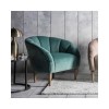 Gallery Tulip Chair in Mint Velvet