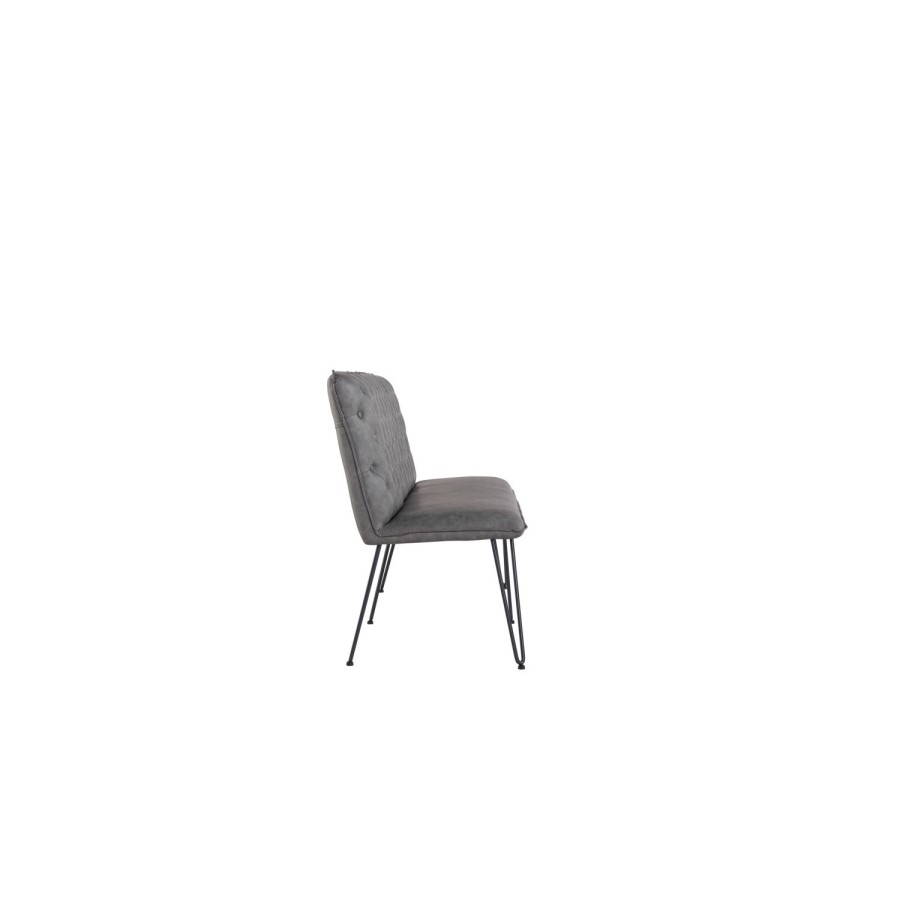 Large Grey Corner Dining Bench Set with Studded Back