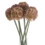 Set of 3 Artificial Pink Allium Stems