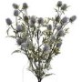 Set of 3 Artificial Blue Thistle Stems