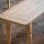Oak Extendable Dining Table with 4 Dining Chairs & 1 Large Bench - Seats 6 - Eton