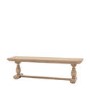 Large Pine Dining Bench  -  160cm  -  Seats 2  -  Vancouver  -  Caspian House