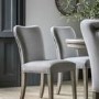 Large Rectangular Extendable Trestle Dining Table Set with 4 Upholstered Chairs & 1 Bench - Seats 8 - Vancouver - Caspian House