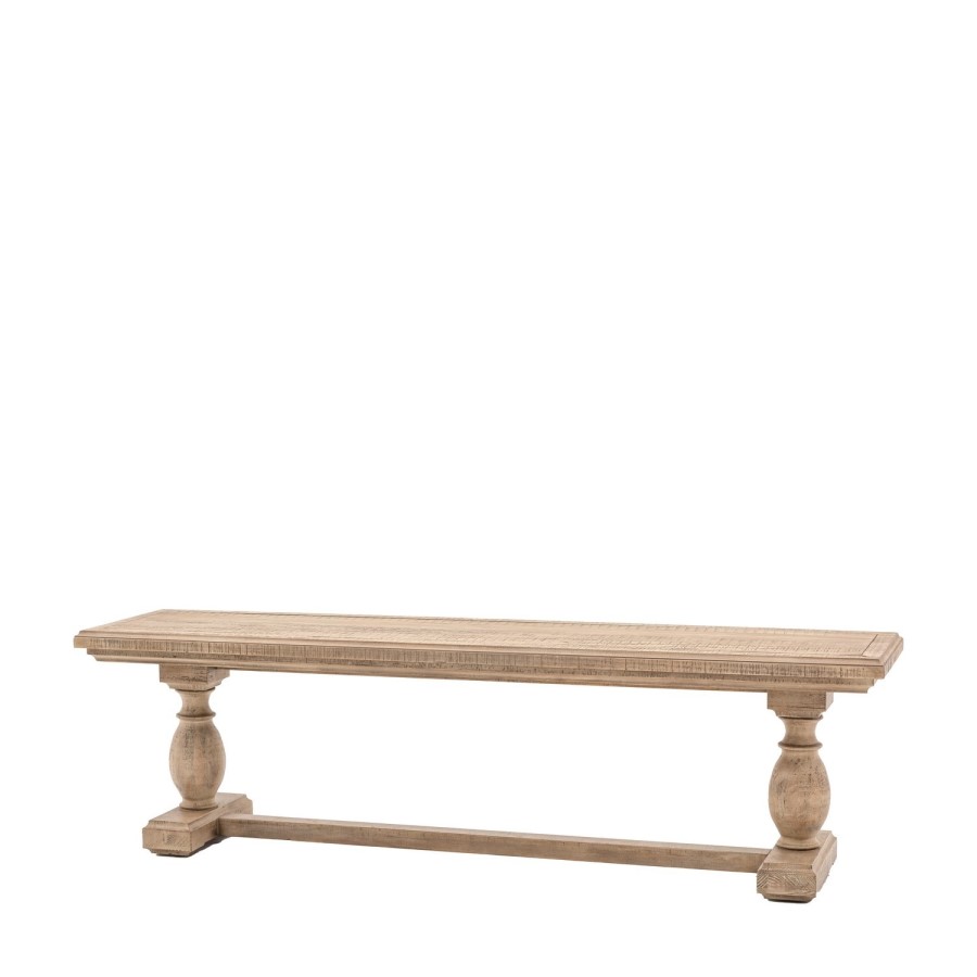 Large Rectangular Extendable Trestle Dining Table Set with 4 Upholstered Chairs & 1 Bench - Seats 8 - Vancouver - Caspian House