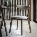 FOL105868 Set of 2 Smoked Dining Chairs - Siya - Caspian House