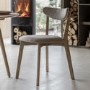 Set of 2 Natural Dining Chairs - Siya - Caspian House