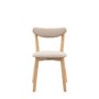 Set of 2 Natural Dining Chairs - Siya - Caspian House